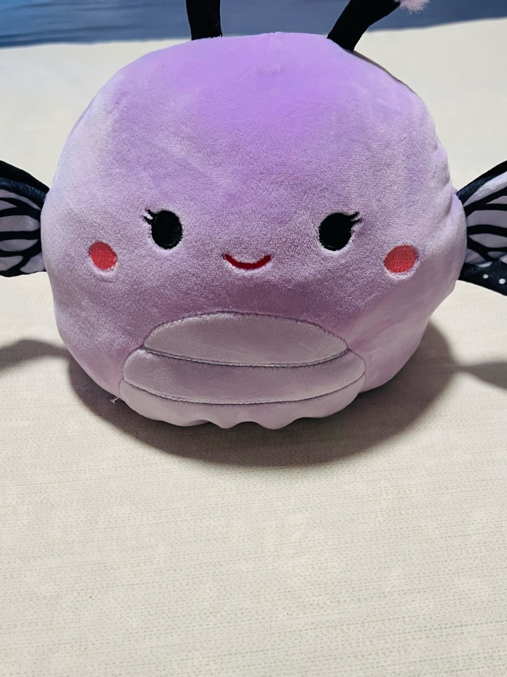 Squishmallows Reversible Purple and Green Butterfly/Slug Plush